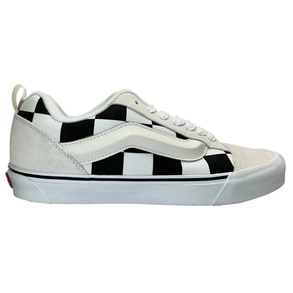 Vans Kun Skool Mega Check Blanc De Blanc/Black VN000D22UY6 Men Size 11.5 No Box
